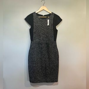Tweed J.Crew Sheath dress. NWT. Size 8. Lace detail. Great for work.